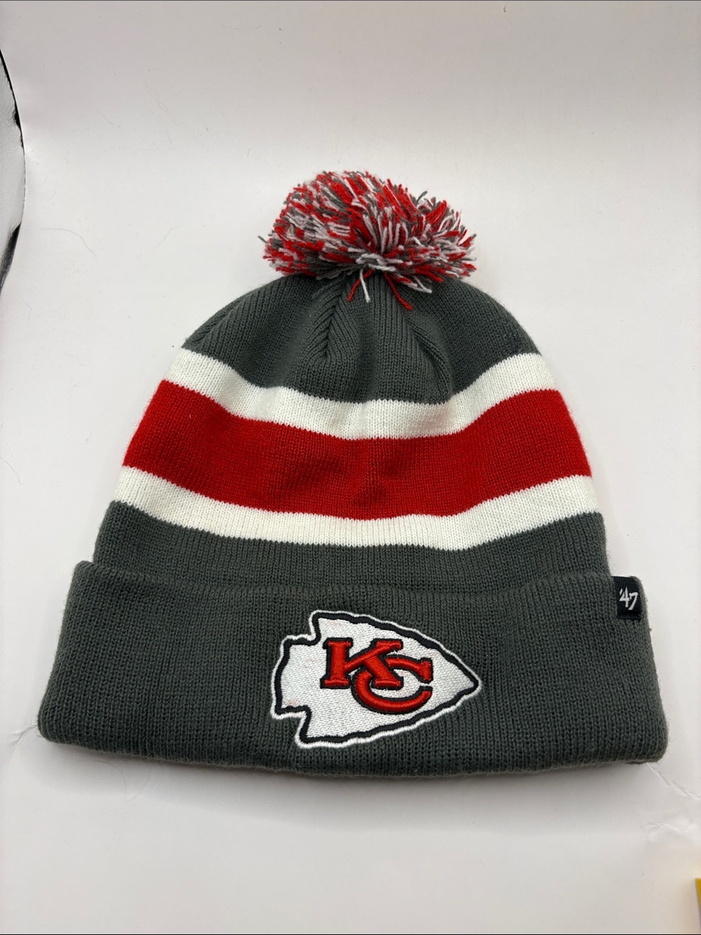 KANSAS CITY CHIEFS NFL CUFFED KNIT BEANIE HAT CAP
